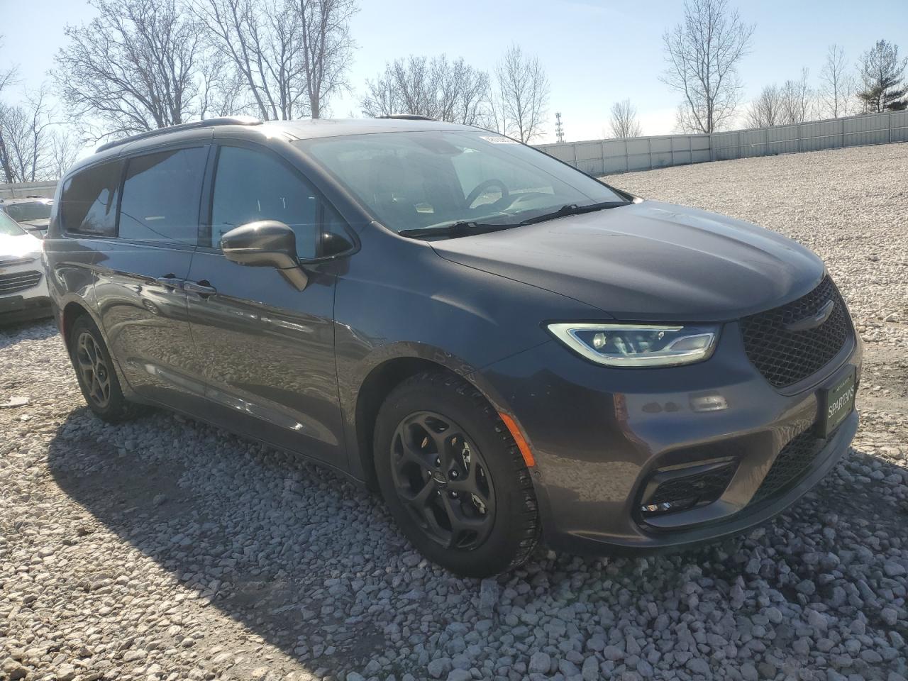 2021 Chrysler Pacifica VIN 2C4RC1L76MR526898 Copart auction photo, side / front end damage thumbnail 4
