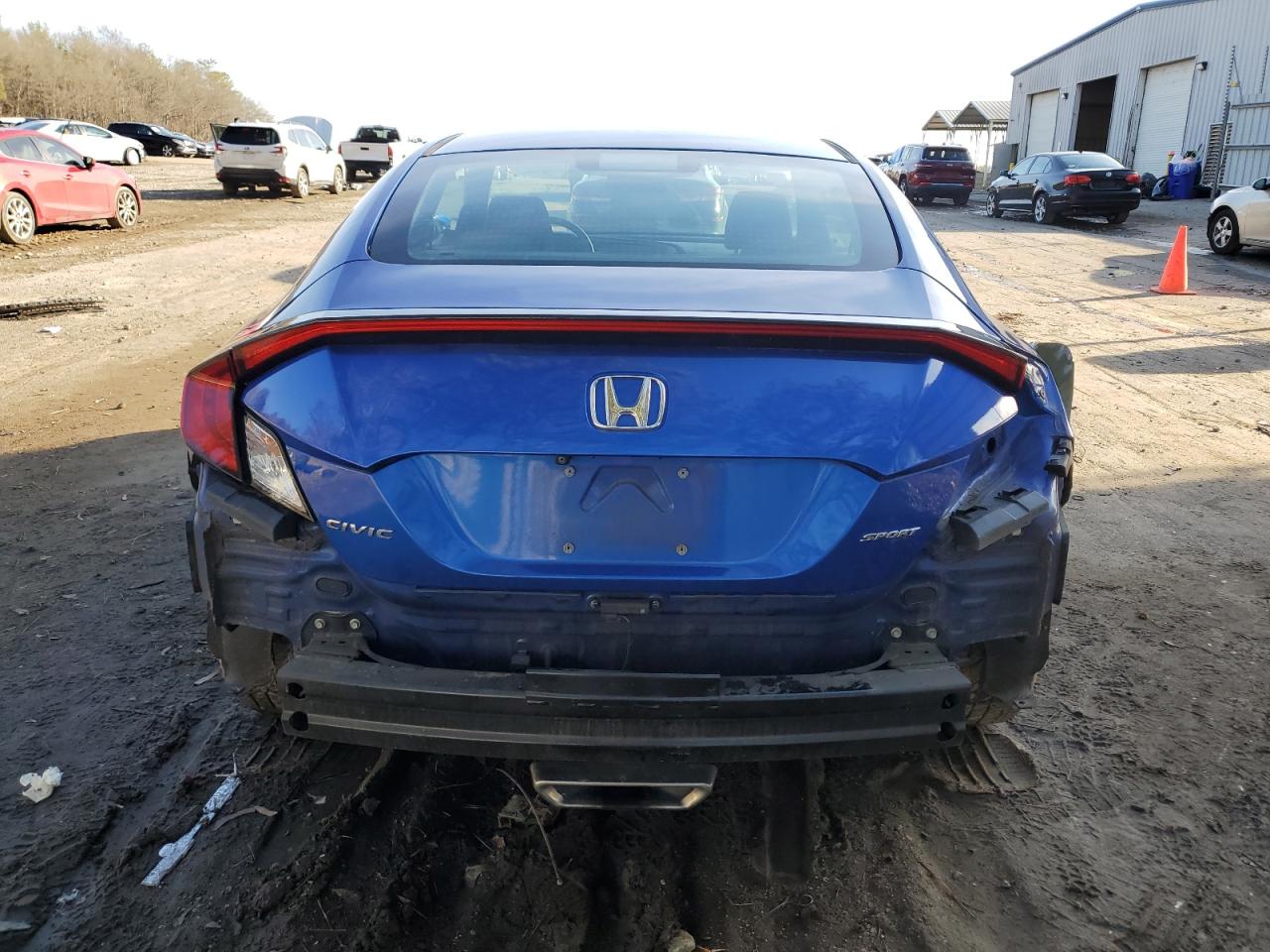 2019 Honda Civic VIN 2HGFC4B8XKH302326 Copart auction photo, all over damage thumbnail 6