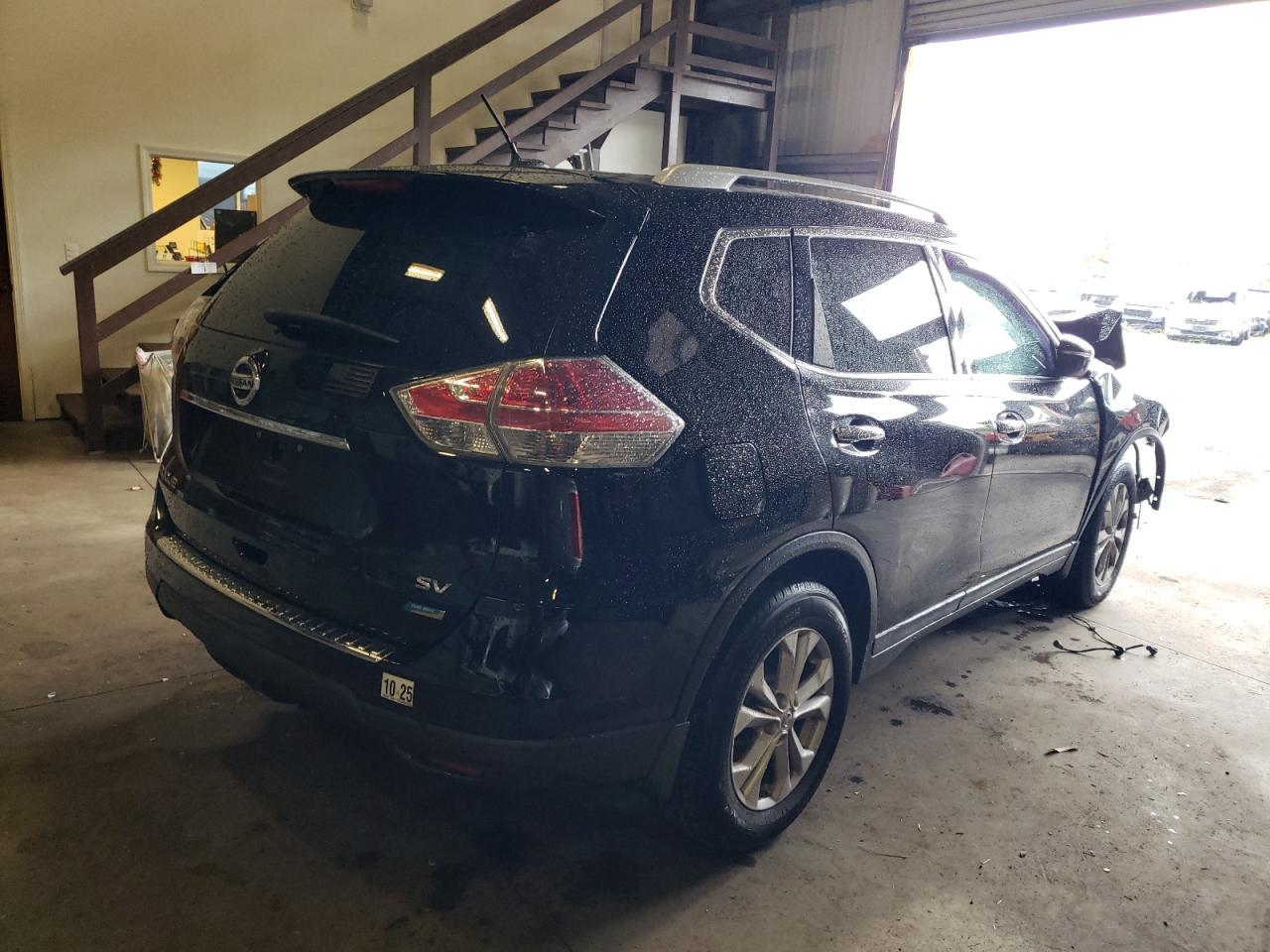 2014 Nissan Rogue VIN 5N1AT2MT6EC857386 Copart auction photo, front end damage thumbnail 3
