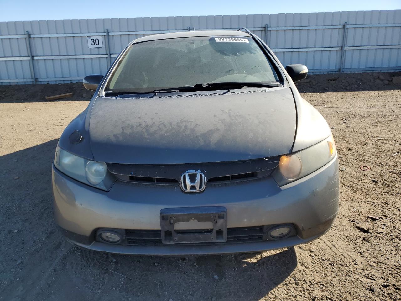 2007 Honda Civic VIN JHMFA36227S011838 Copart auction photo, side / front end damage thumbnail 5