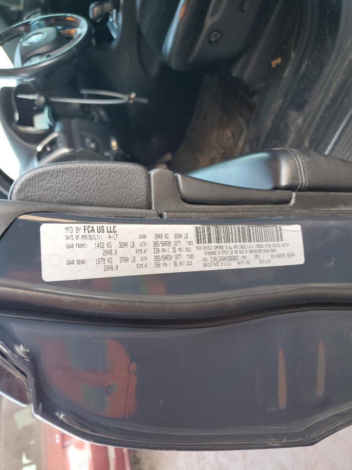 2017 Jeep Grand Cherokee VIN 1C4RJEAG0HC868667 Copart auction photo, rear end damage thumbnail 15