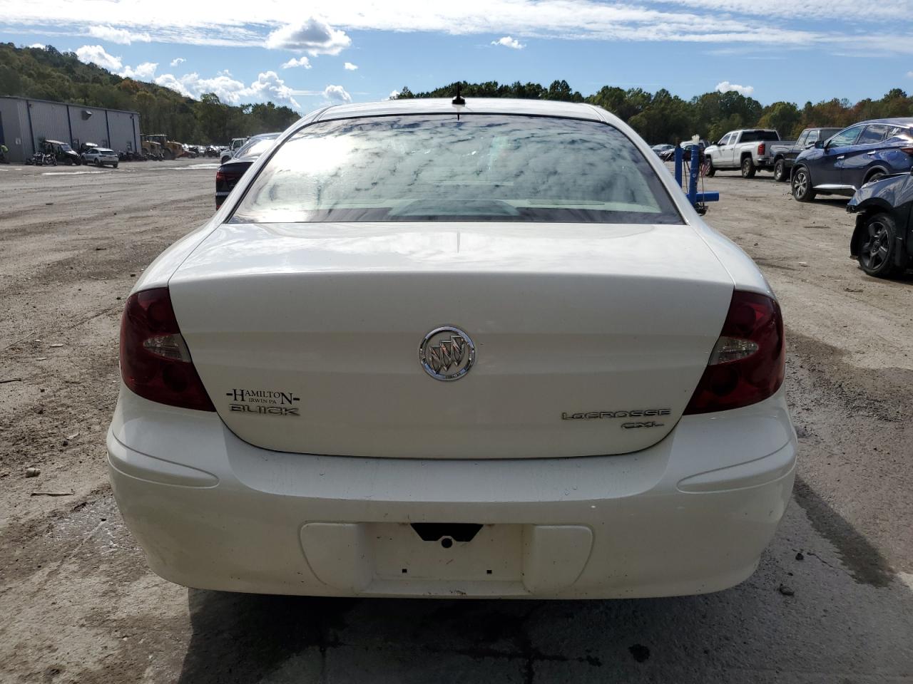 2007 Buick LaCrosse VIN 2G4WD582X71129312 Copart auction photo, rear end damage thumbnail 6