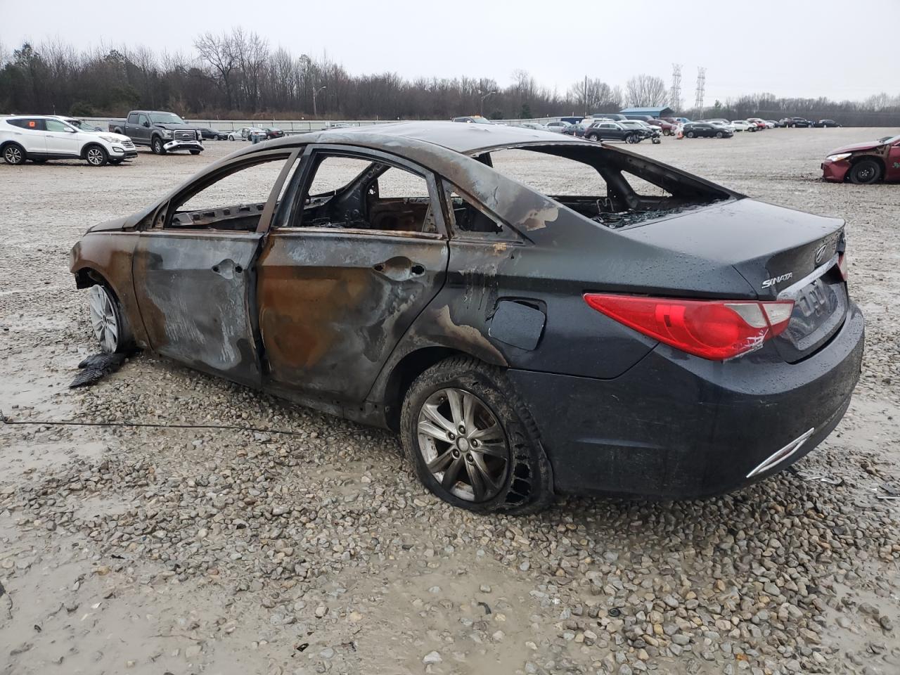 2011 Hyundai Sonata VIN 5NPEB4AC5BH208803 Copart auction photo, burn - engine damage thumbnail 2