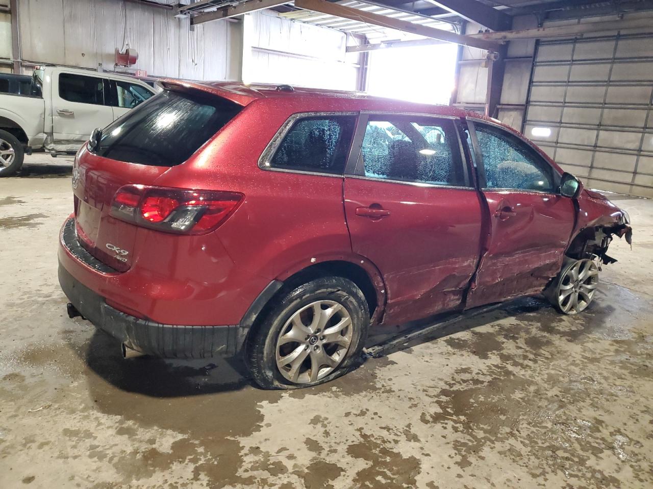 2014 Mazda CX-9 VIN JM3TB3CV1E0438136 Copart auction photo, all over / undercarriage damage thumbnail 3