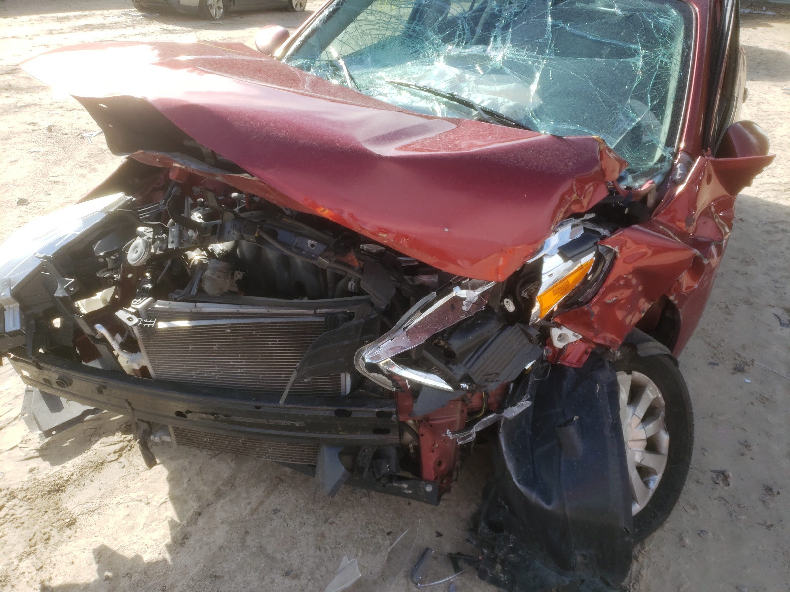 2017 Nissan Versa VIN 3N1CN7APXHL846043 Copart auction photo, front end / undercarriage damage thumbnail 9