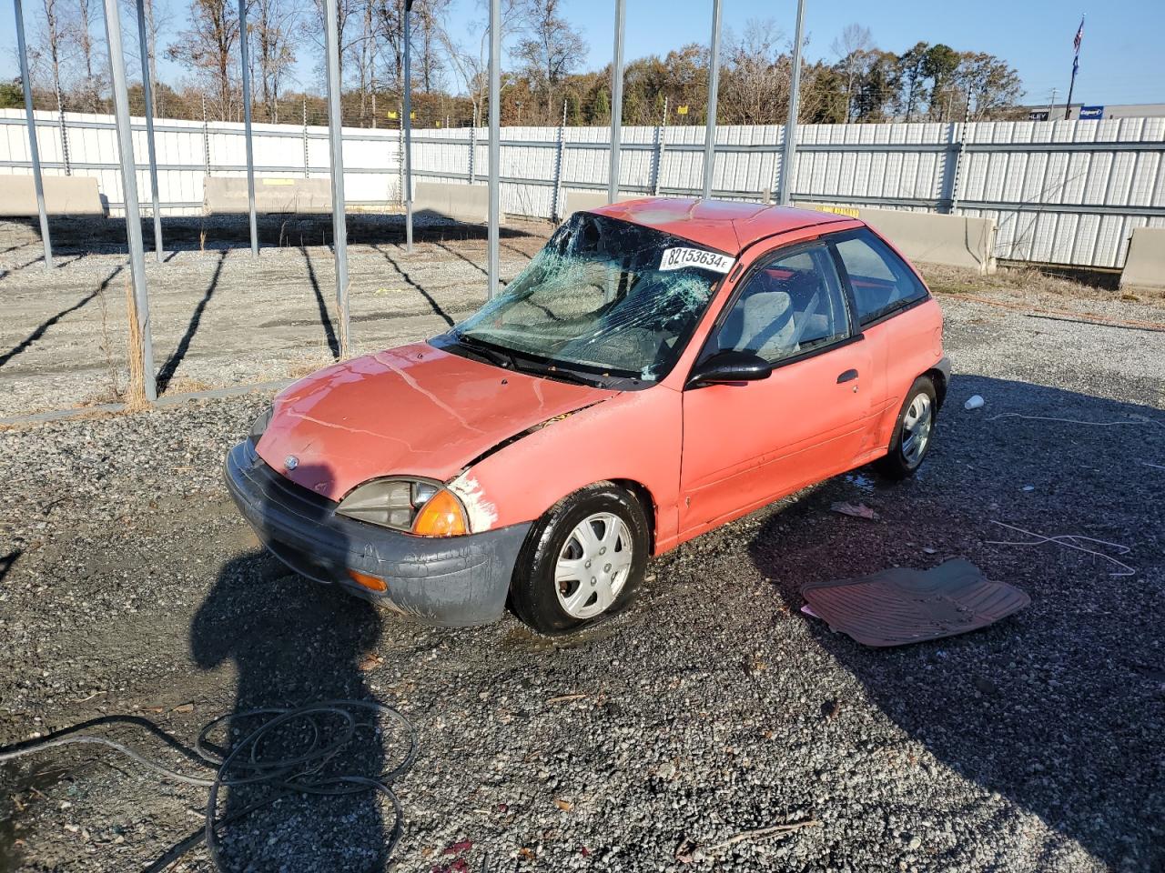 1995 GEO Metro VIN 2C1MR2268S6758695 - Copart auction photo