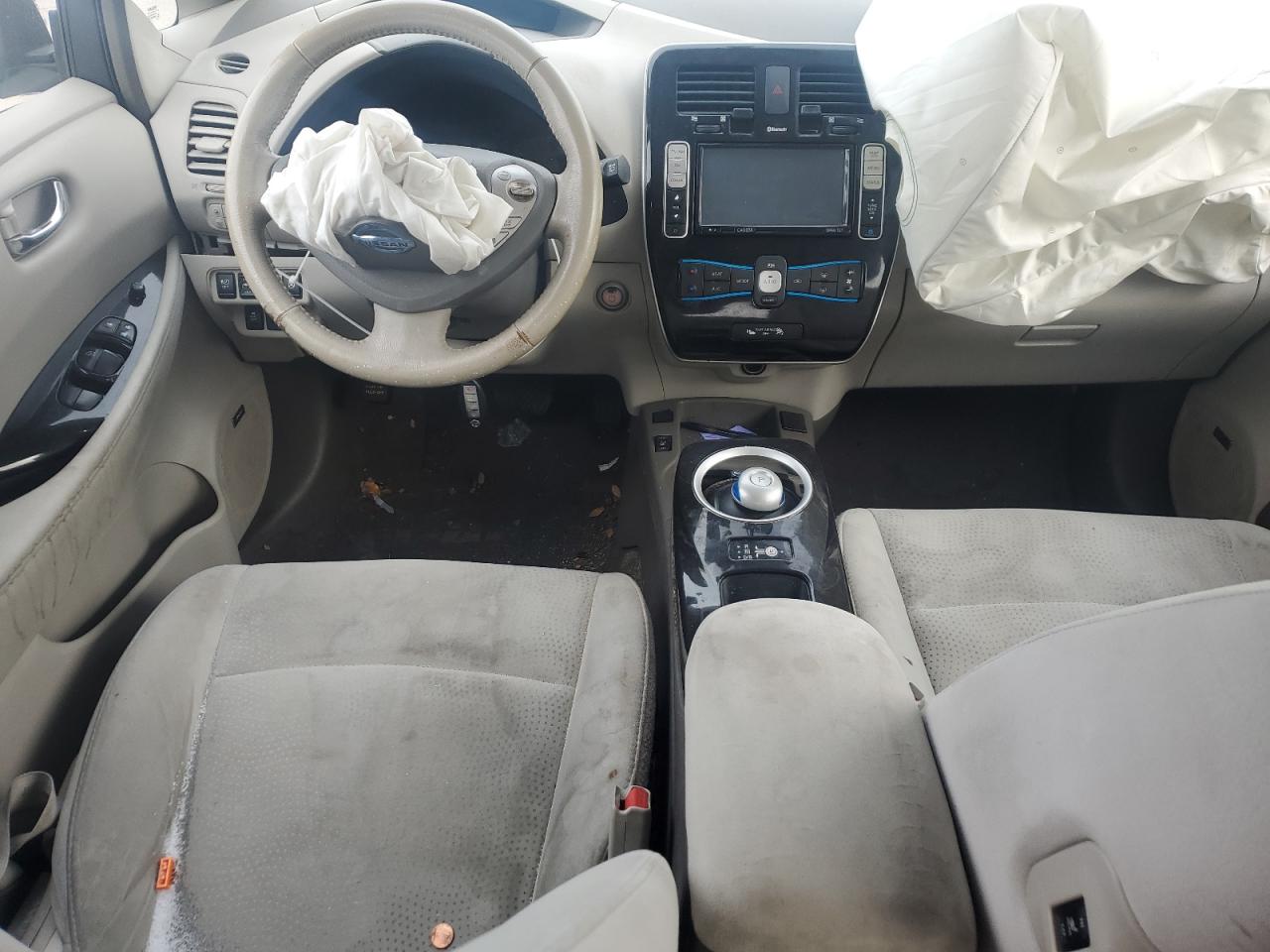 2013 Nissan Leaf VIN 1N4AZ0CP0DC411394 Copart auction photo, front end damage thumbnail 8