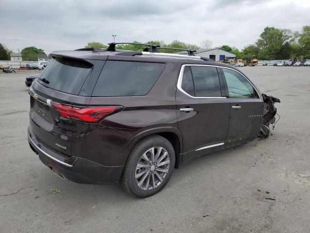 2022 Chevrolet Traverse VIN 1GNEVKKW2NJ191739 Copart auction photo, side / front end damage thumbnail 3