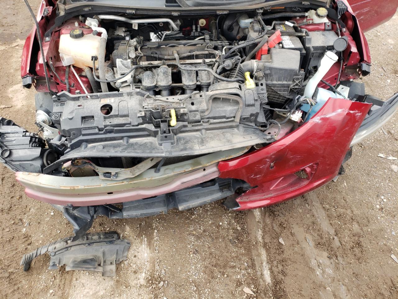 2014 Ford Fiesta VIN 3FADP4BJ4EM179308 Copart auction photo, front end / side damage thumbnail 11