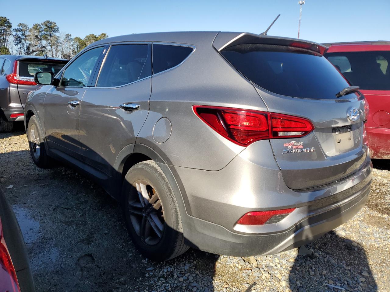 2018 Hyundai Santa Fe VIN 5NMZT3LB0JH080382 Copart auction photo, front end / side damage thumbnail 2
