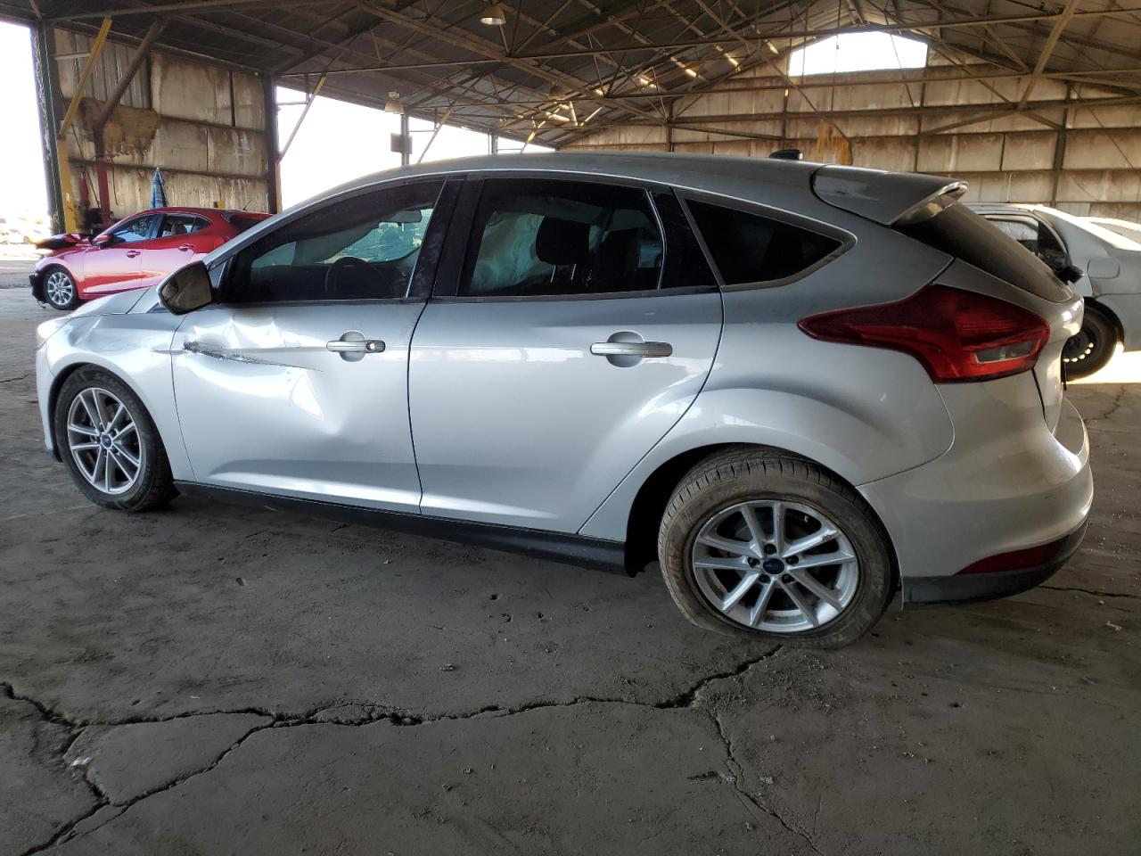 2017 Ford Focus VIN 1FADP3K22HL284972 Copart auction photo, side / front end damage thumbnail 2