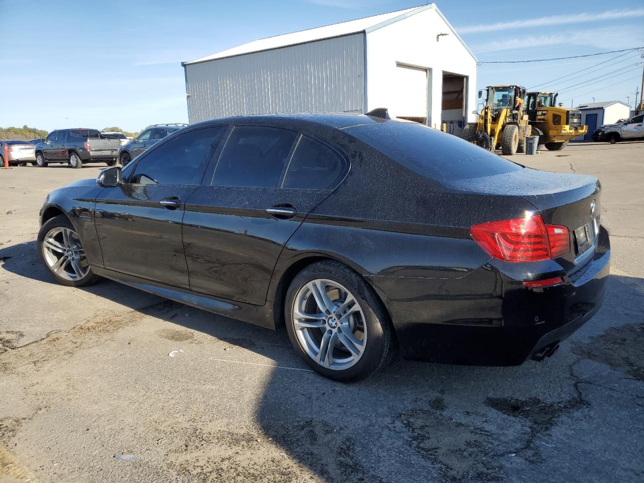 2016 BMW 5er VIN WBA5A7C56GG146291 Copart auction photo, side / rear end damage thumbnail 2