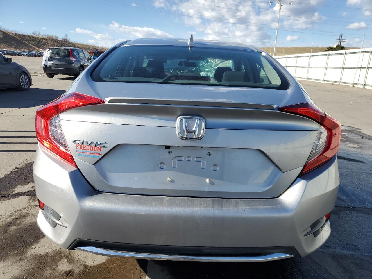 2020 Honda Civic VIN 19XFC1F35LE024301 Copart auction photo, front end / hail damage thumbnail 6