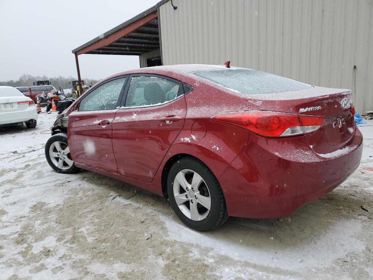 2013 Hyundai Elantra VIN 5NPDH4AE8DH452007 Copart auction photo, front end damage thumbnail 2