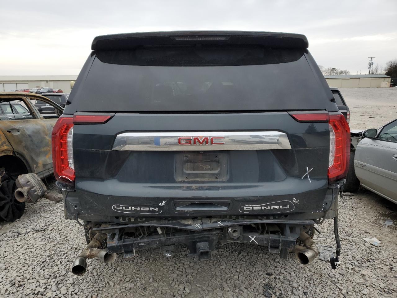 2022 GMC Yukon VIN 1GKS2JKL6NR140707 Copart auction photo, all over damage thumbnail 6