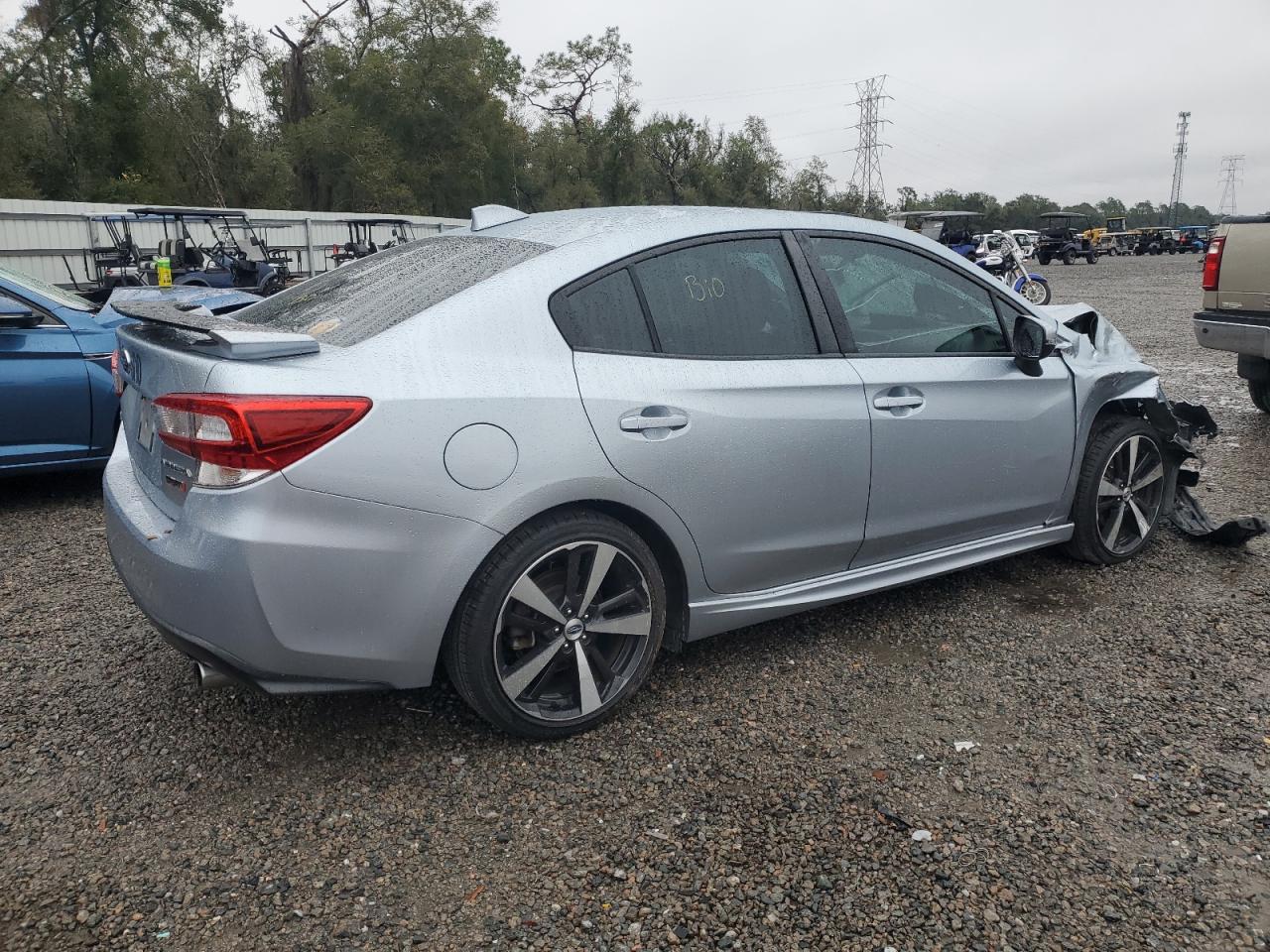 2017 Subaru Impreza VIN 4S3GKAM63H3611843 Copart auction photo, front end / side damage thumbnail 3