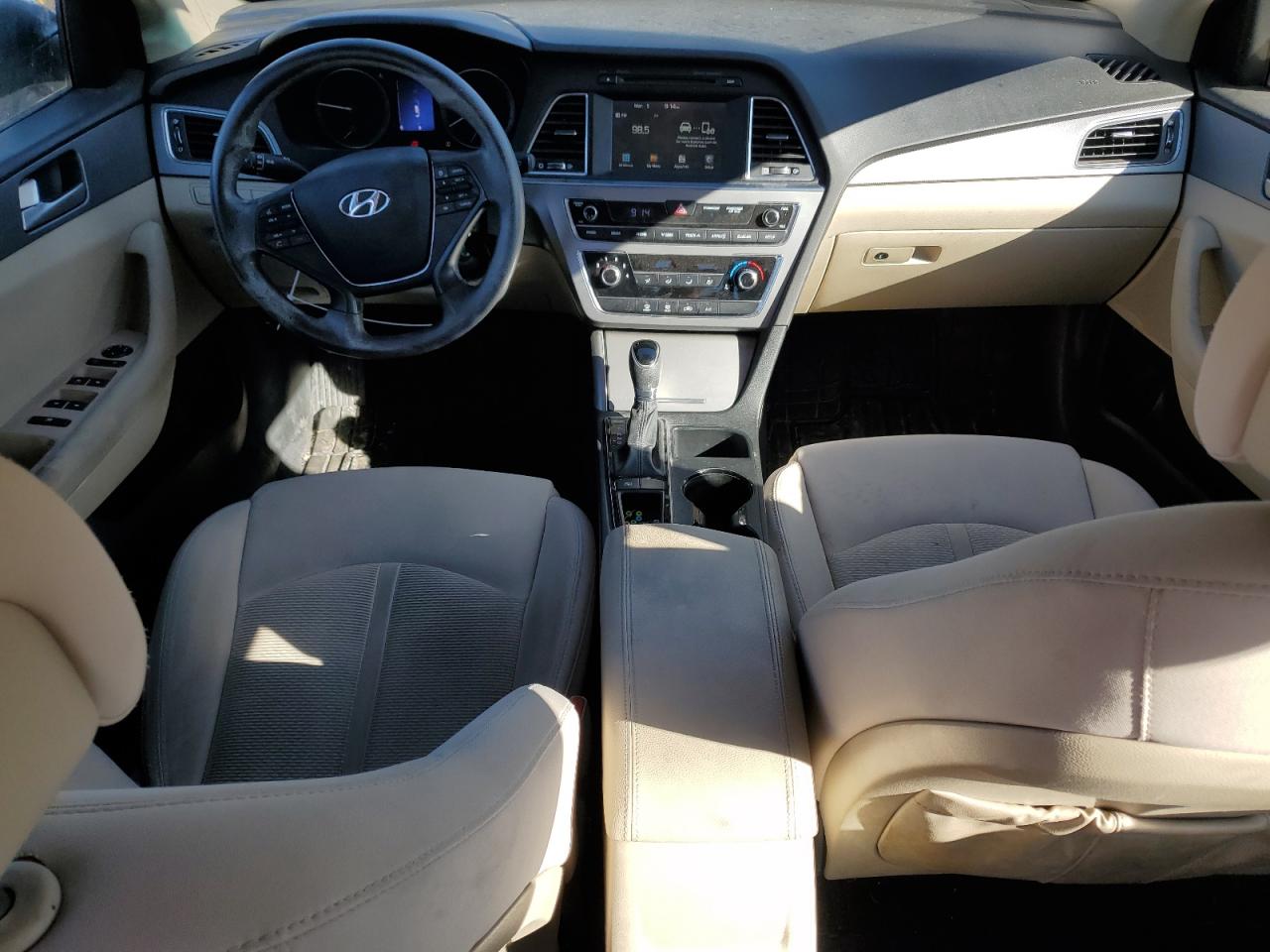2016 Hyundai Sonata VIN 5NPE24AF2GH301554 Copart auction photo, front end / rear end damage thumbnail 8