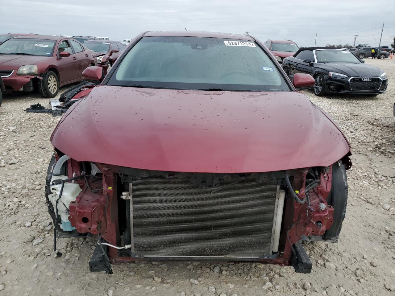 2018 Toyota Camry VIN 4T1B11HK4JU584183 Copart auction photo, front end damage thumbnail 5
