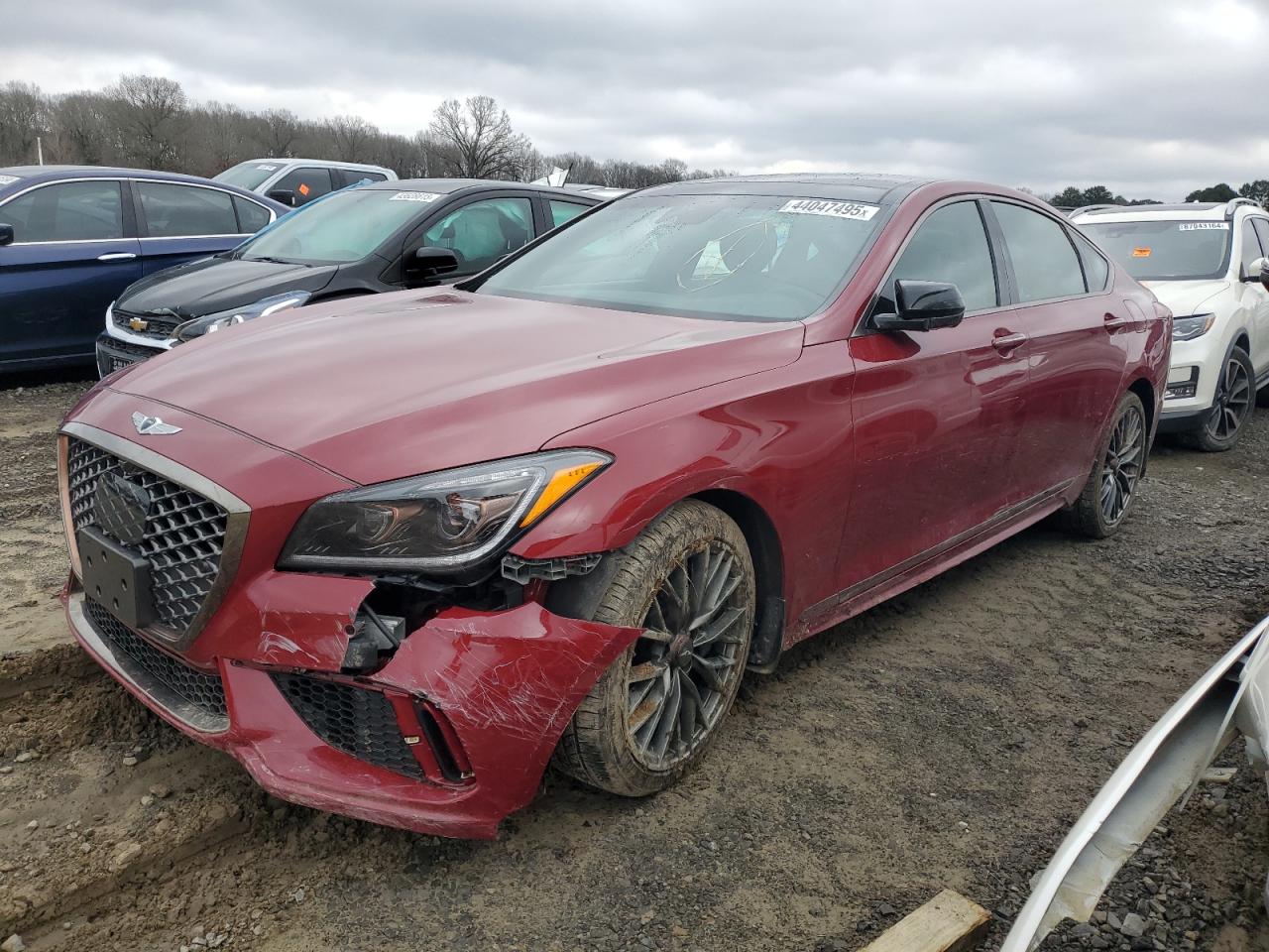 2018 Genesis G80 VIN KMHGN4JBXJU228035