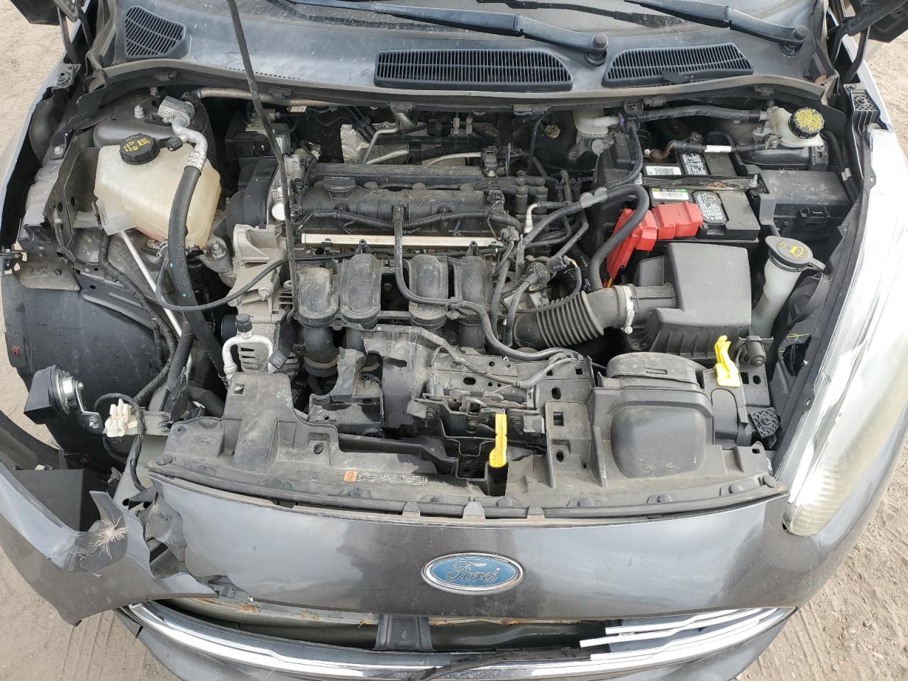 2018 Ford Fiesta VIN 3FADP4EJ5JM145528 Copart auction photo, front end damage thumbnail 11