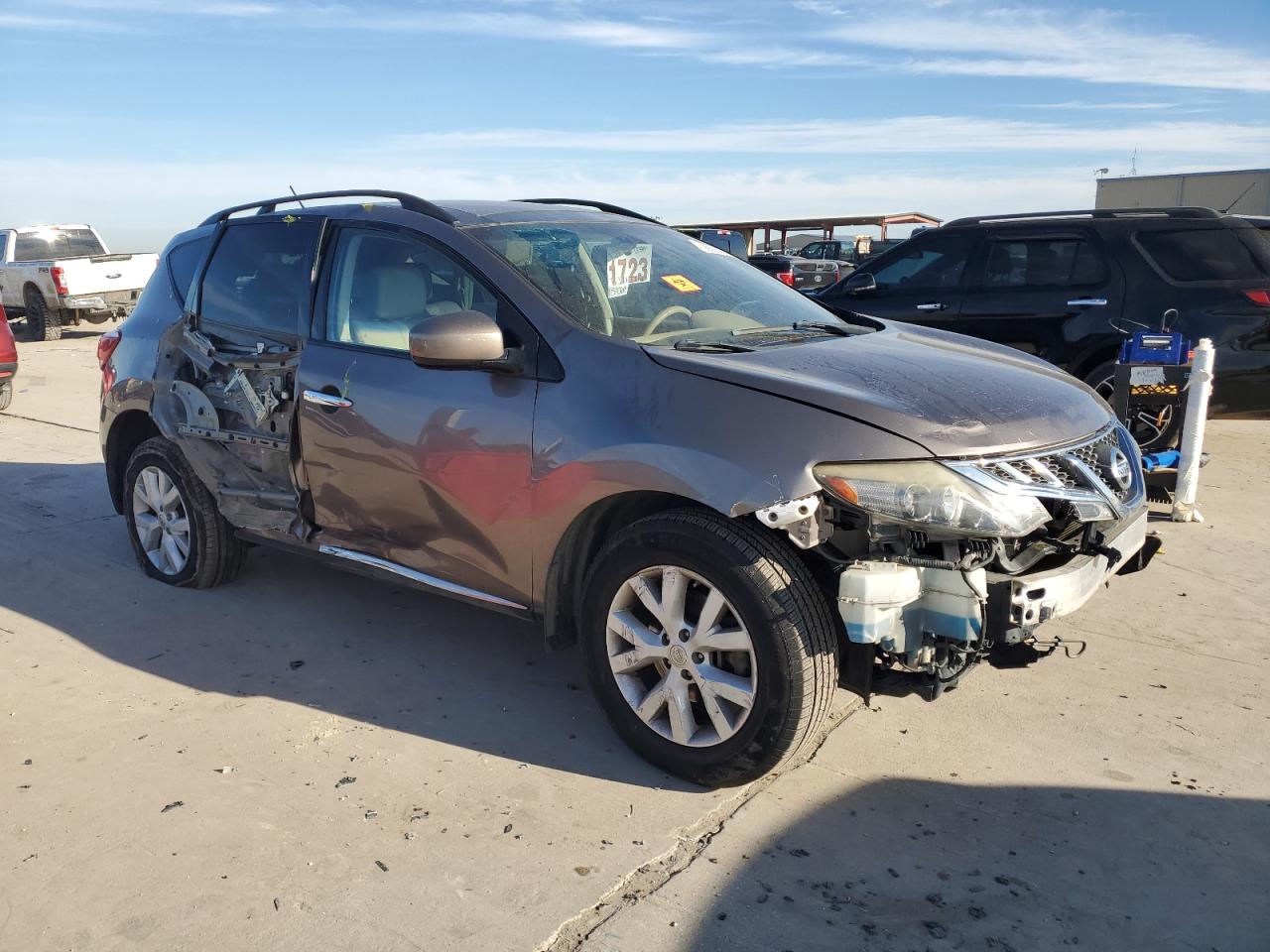 2012 Nissan Murano VIN JN8AZ1MW3CW224920 Copart auction photo, all over damage thumbnail 4