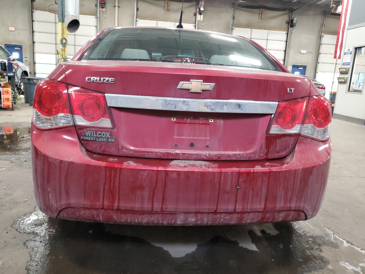 2011 Chevrolet Cruze VIN 1G1PF5S9XB7221646 Copart auction photo, all over damage thumbnail 6