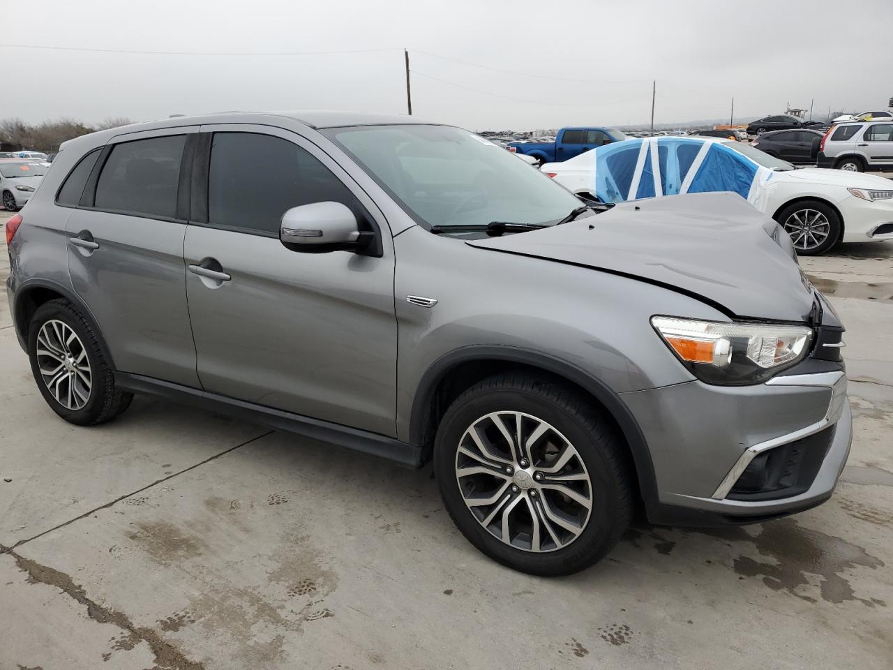 2019 Mitsubishi Outlander VIN JA4AP3AU9KU017243 Copart auction photo, front end damage thumbnail 4