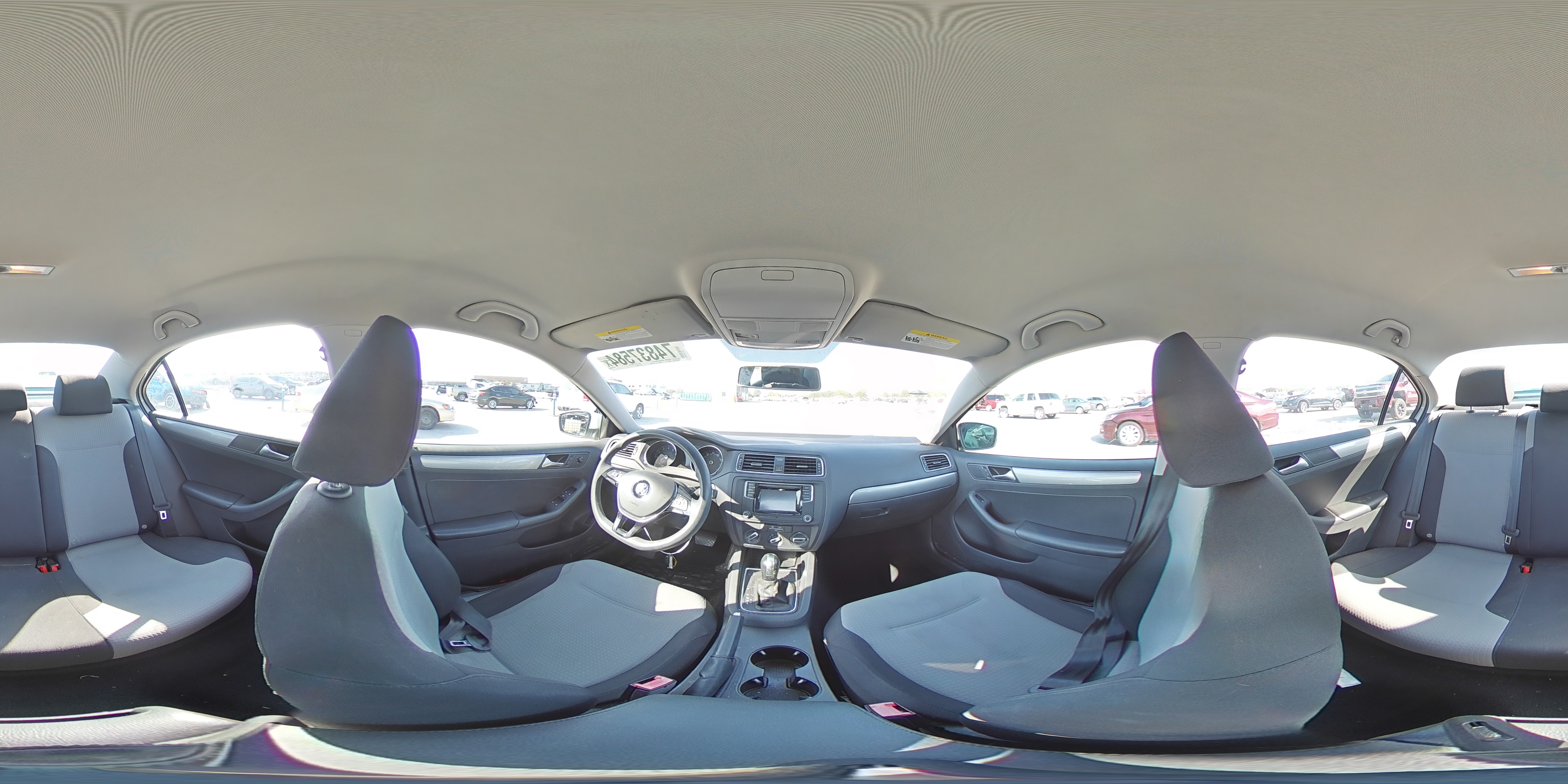 2017 Volkswagen Jetta VIN 3VW2B7AJ3HM261843 Copart auction photo, rear end damage thumbnail 14