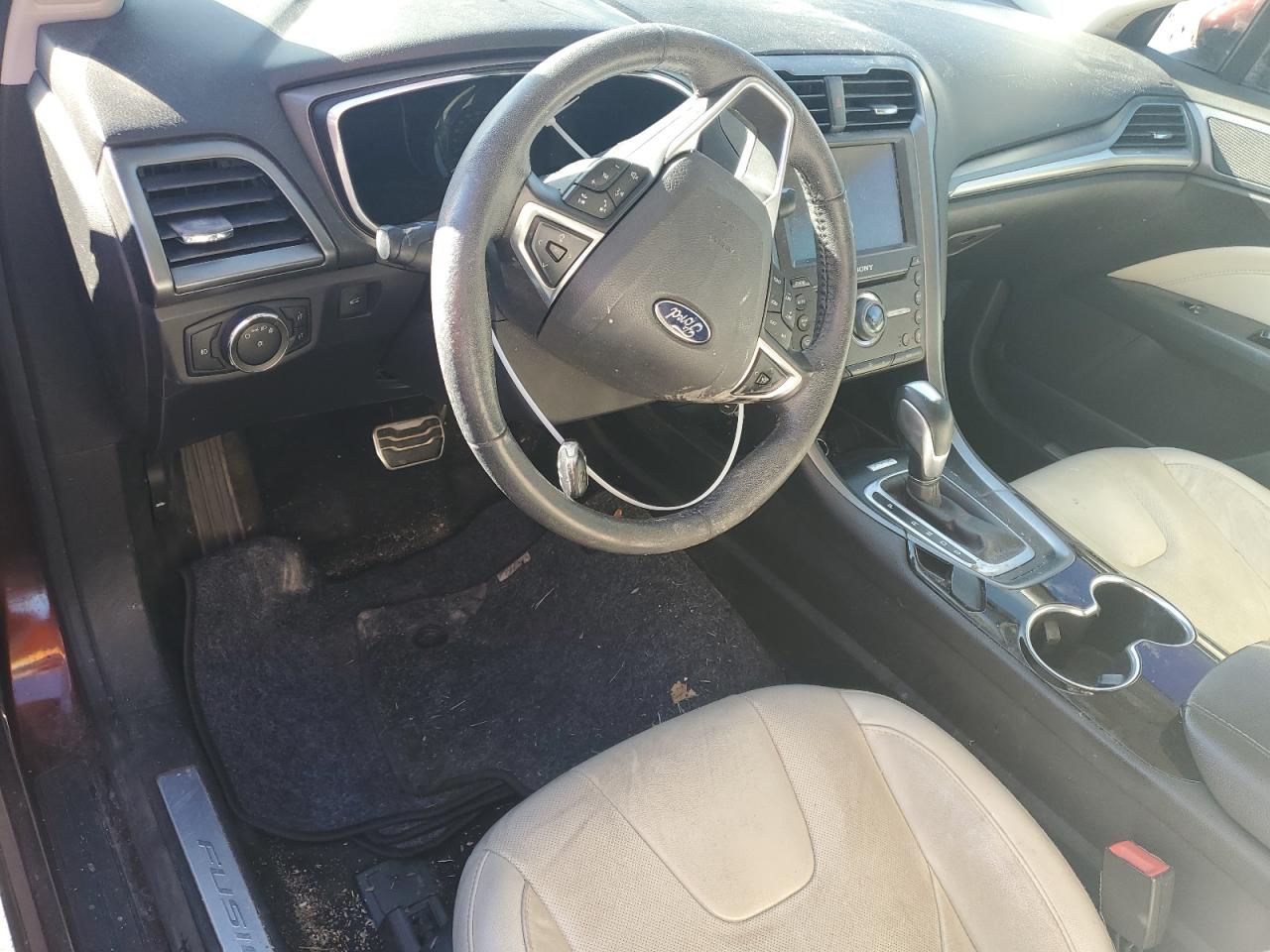 2016 Ford Fusion VIN 3FA6P0K98GR352129 Copart auction photo, side / rear end damage thumbnail 8