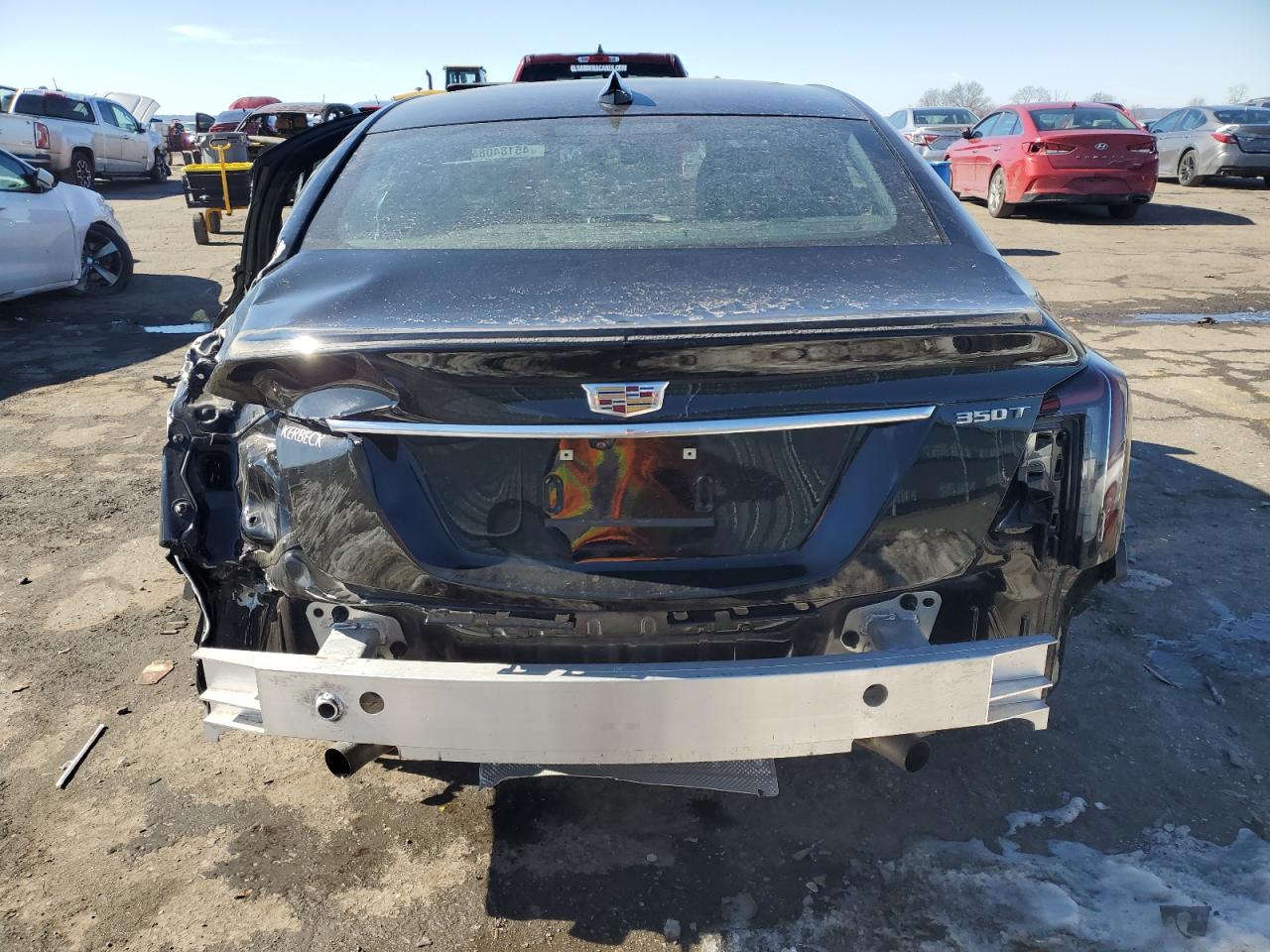 2020 Cadillac CT5 VIN 1G6DP5RK1L0125028 Copart auction photo, rear end / side damage thumbnail 6