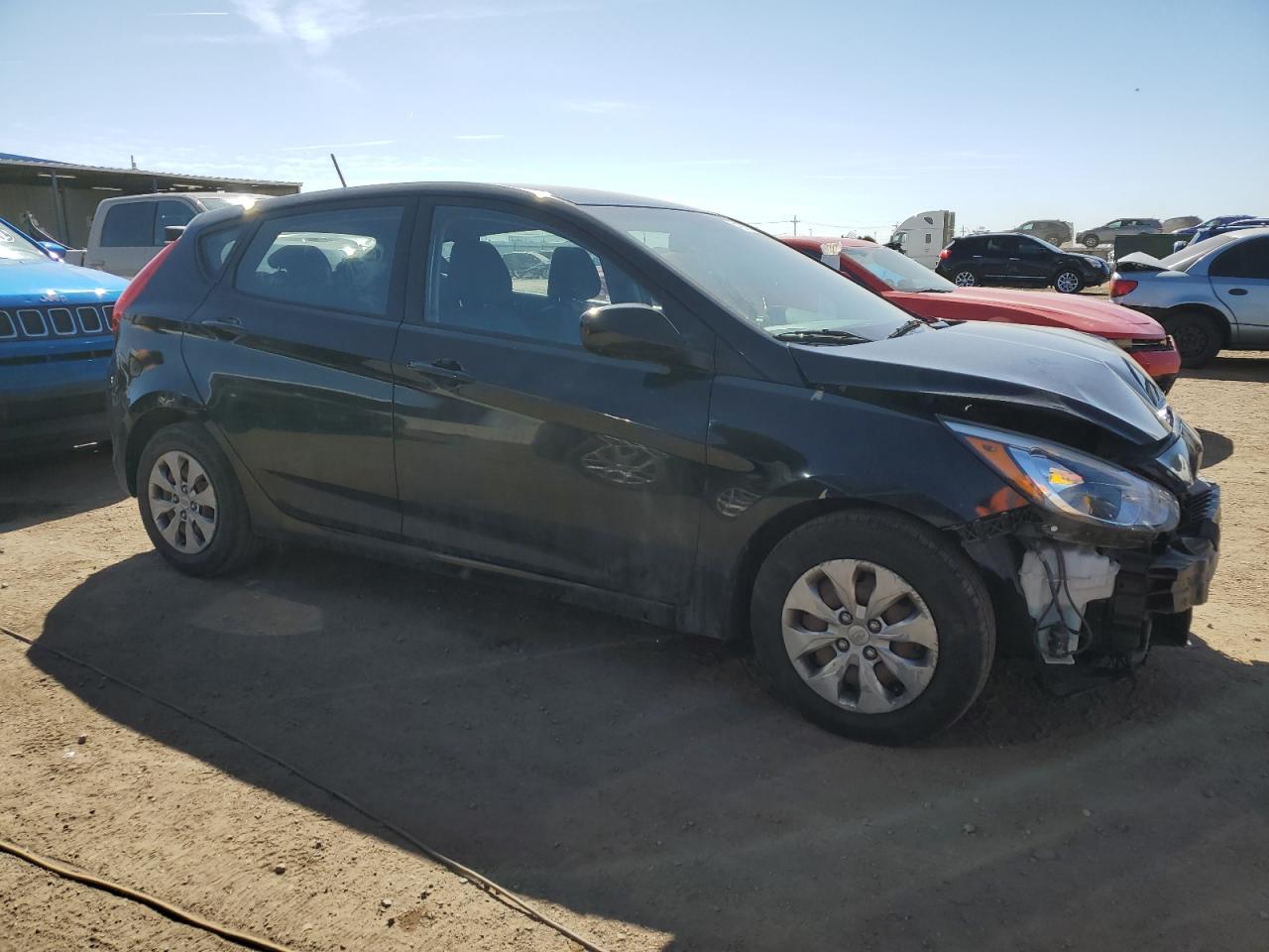 2017 Hyundai Accent VIN KMHCT5AE7HU355467 Copart auction photo, front end damage thumbnail 4