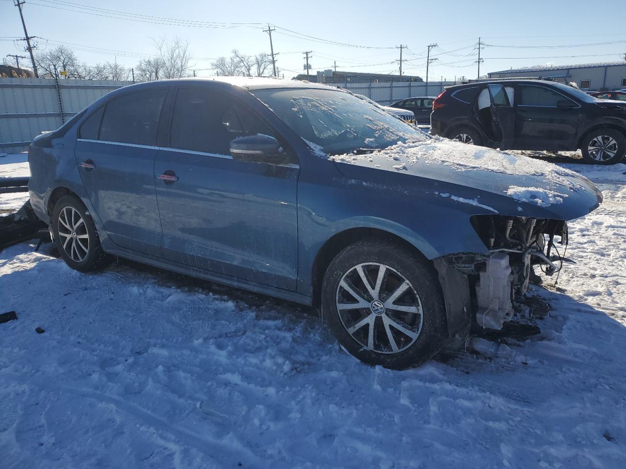 2017 Volkswagen Jetta VIN 3VWDB7AJ6HM383654 Copart auction photo, front end damage thumbnail 4