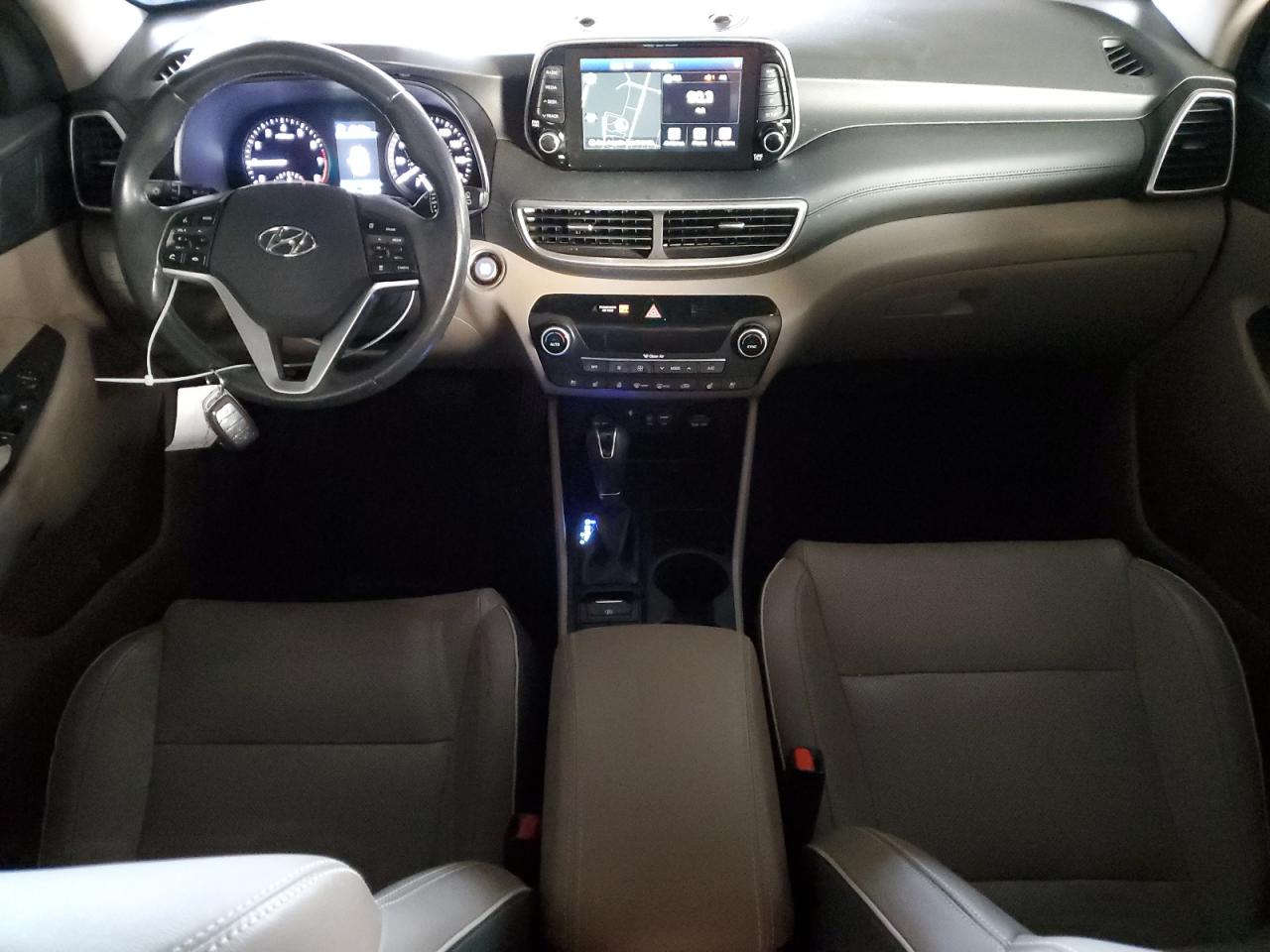 2019 Hyundai Tucson VIN KM8J33AL7KU018170 Copart auction photo, front end damage thumbnail 8