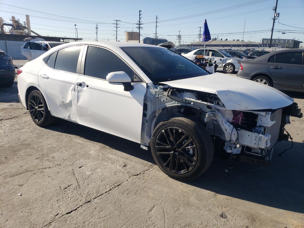 2025 Toyota Camry VIN 4T1DAACKXSU563985 Copart auction photo, front end / side damage thumbnail 4