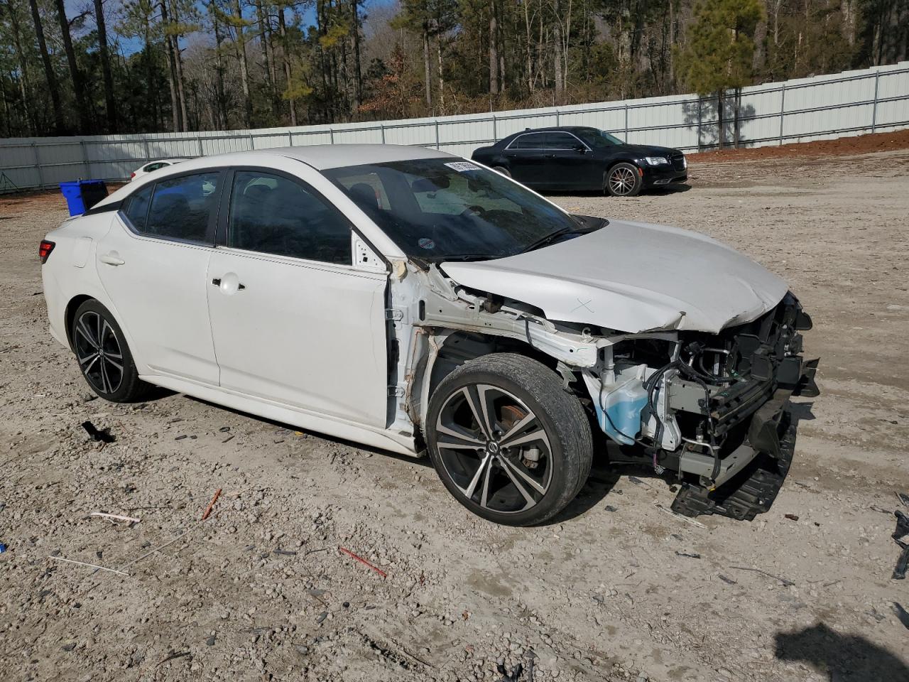 2021 Nissan Sentra VIN 3N1AB8DV1MY207790 Copart auction photo, front end / side damage thumbnail 4