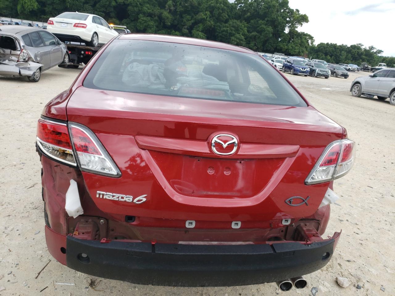 2010 Mazda 6 VIN 1YVHZ8BH1A5M48384 Copart auction photo, all over / front end damage thumbnail 6