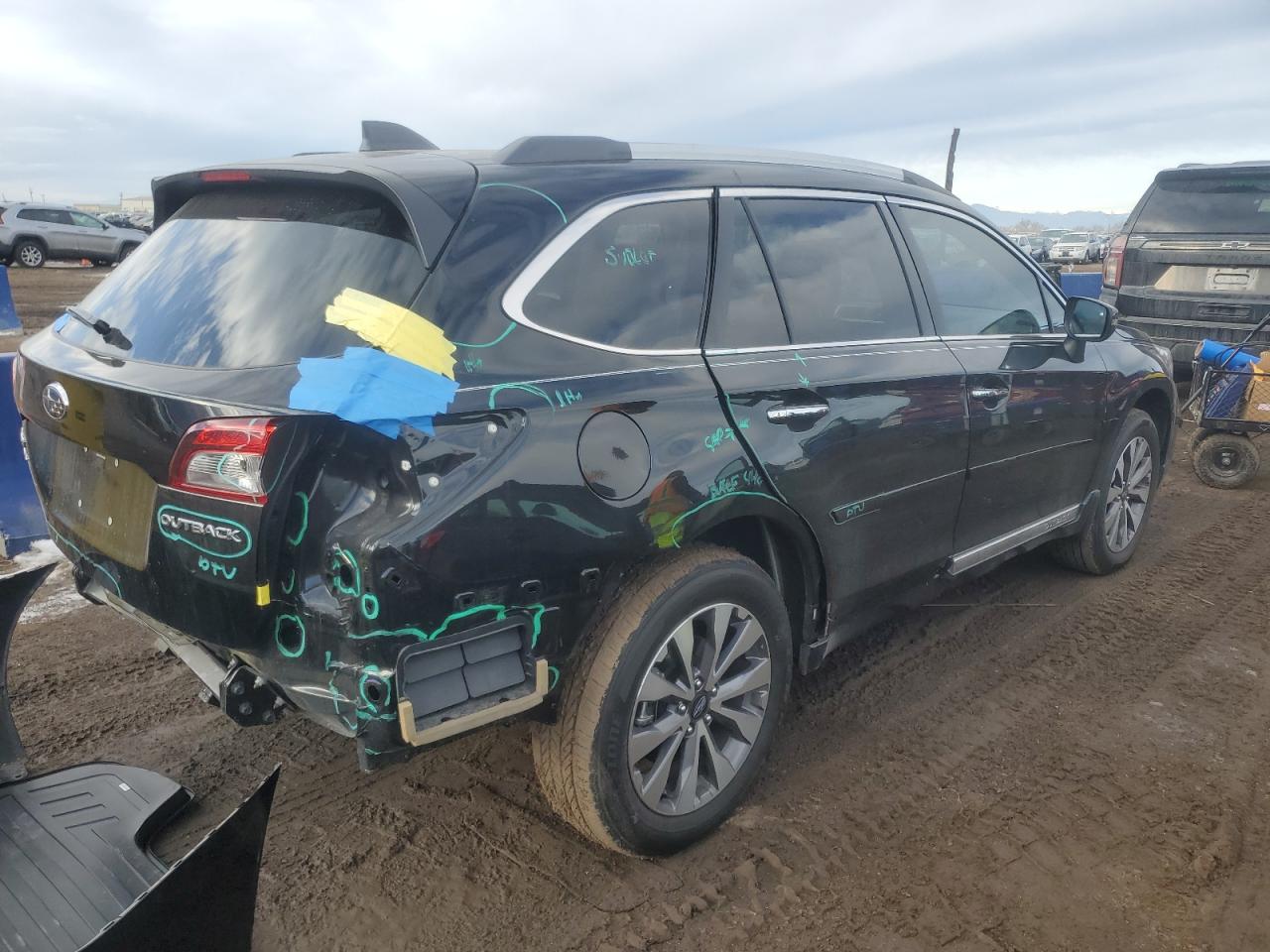 2019 Subaru Outback VIN 4S4BSATCXK3349579 Copart auction photo, rear end damage thumbnail 3