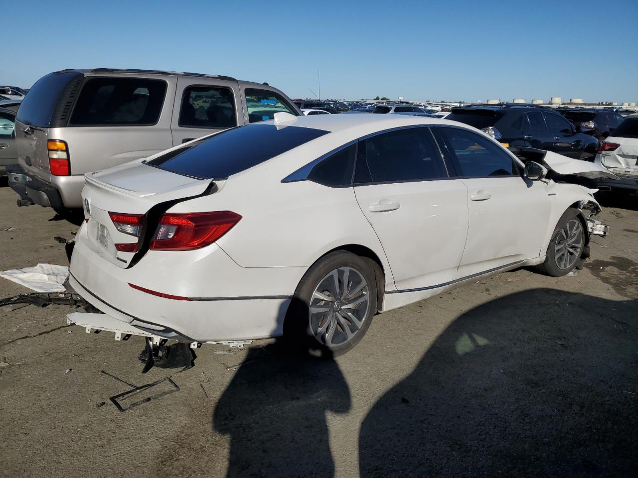 2019 Honda Accord VIN 1HGCV3F43KA017609 Copart auction photo, front end / rear end damage thumbnail 3