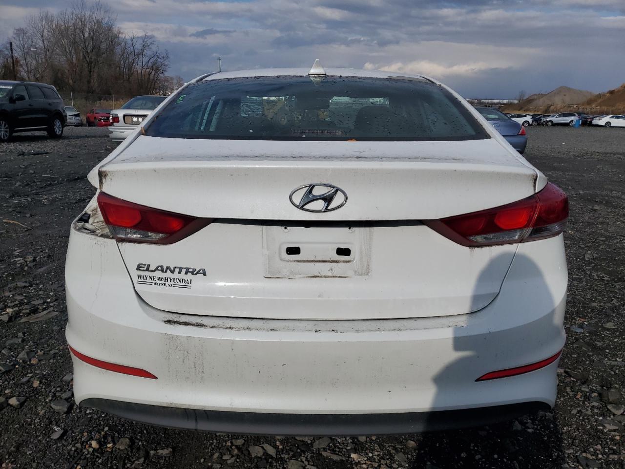 2017 Hyundai Elantra VIN 5NPD84LF6HH121888 Copart auction photo, front end damage thumbnail 6