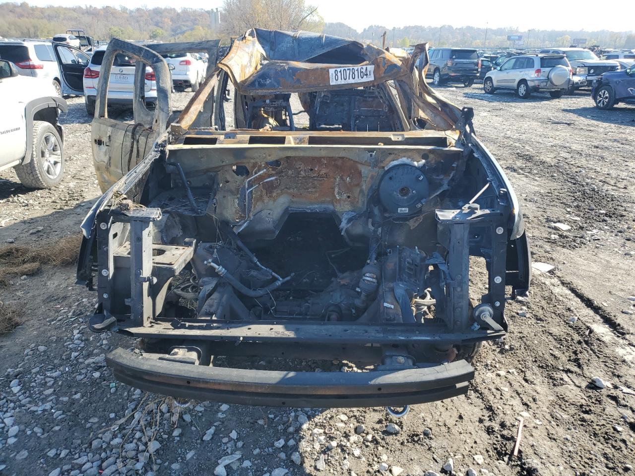 2008 Chevrolet Suburban VIN 3GNFK163X8G214049 Copart auction photo, burn damage thumbnail 5