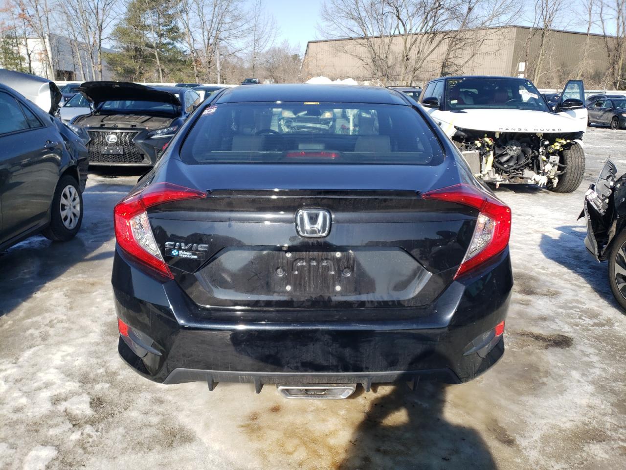2021 Honda Civic VIN 2HGFC2F82MH545727 Copart auction photo, side / rear end damage thumbnail 6