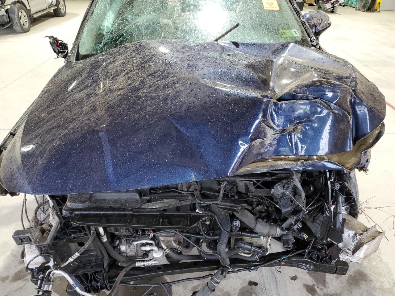 2022 Hyundai Santa Fe VIN 5NMS3DAJ8NH398824 Copart auction photo, front end / all over damage thumbnail 13