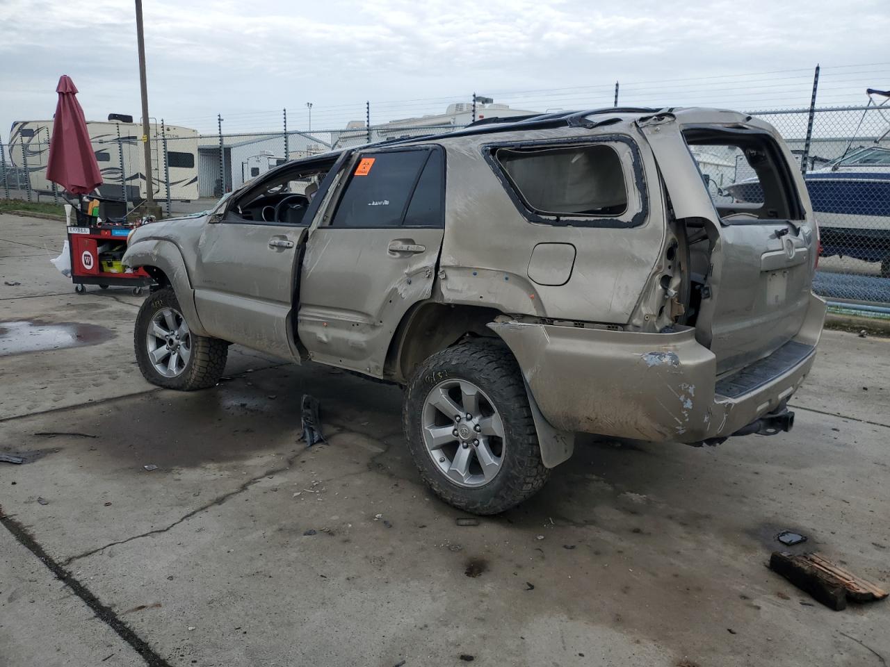 2006 Toyota 4Runner VIN JTEBT17R660061089 Copart auction photo, all over damage thumbnail 2