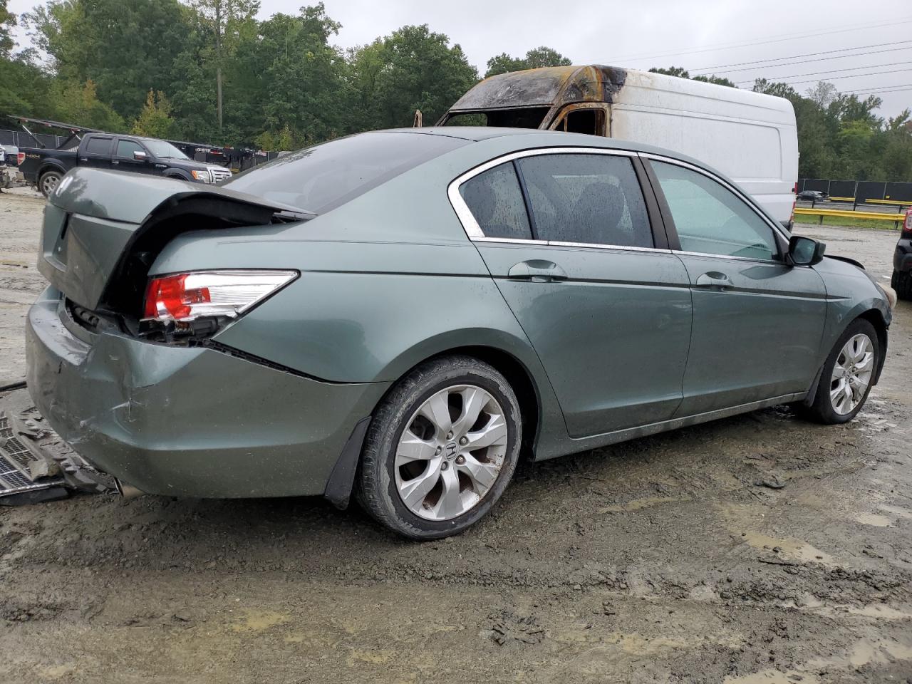 2010 Honda Accord VIN 1HGCP2F78AA100059 Copart auction photo, front end / rear end damage thumbnail 3