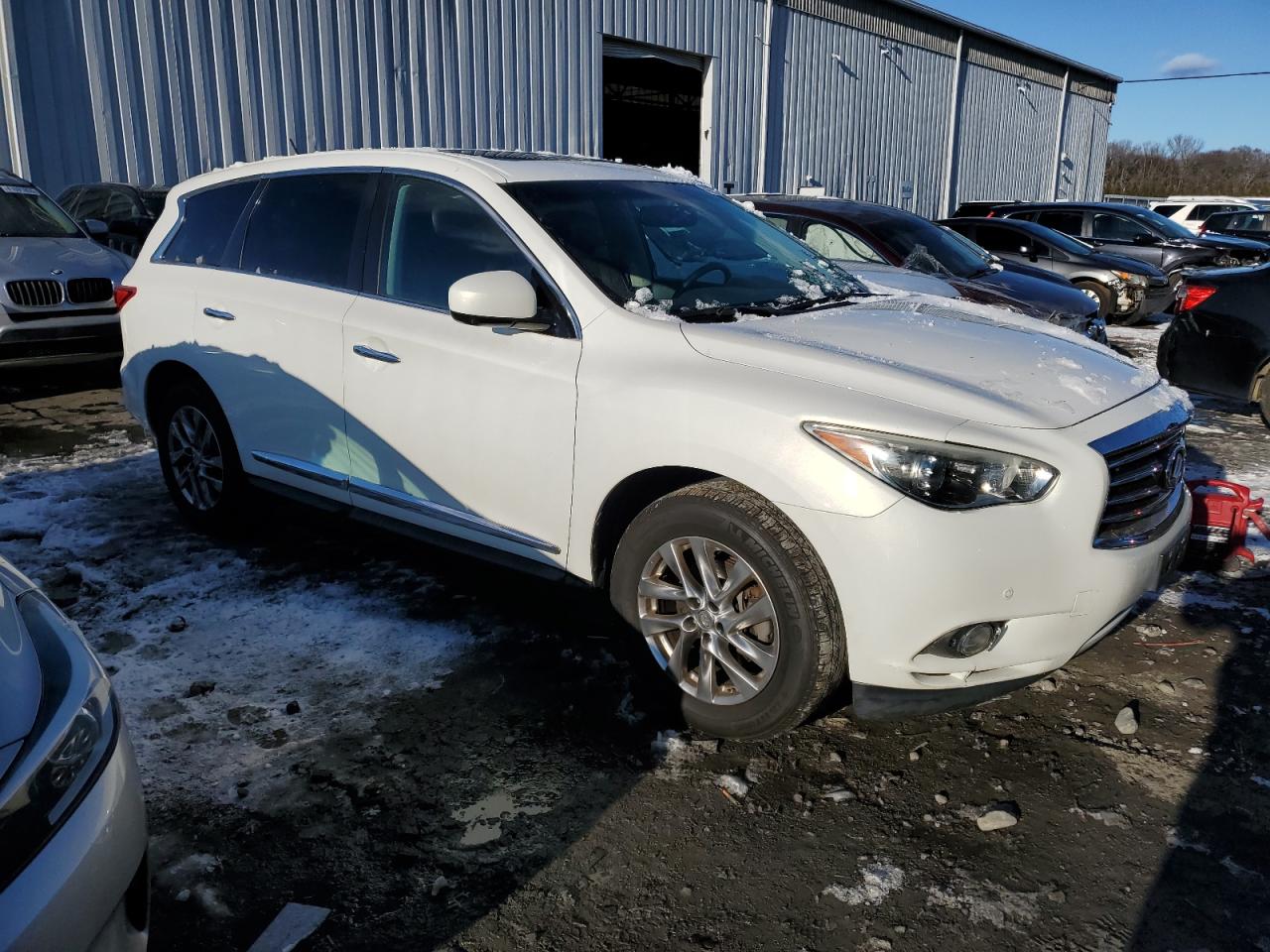 2013 Infiniti JX VIN 5N1AL0MM0DC310948 Copart auction photo, normal wear / minor dent/scratches damage thumbnail 4