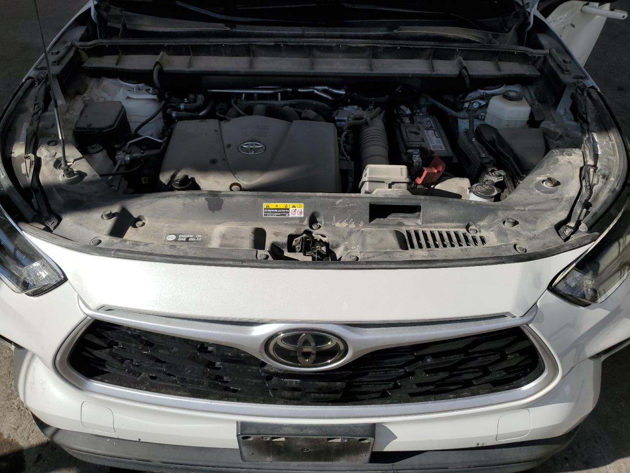 2021 Toyota Highlander VIN 5TDGZRAH4MS518810 Copart auction photo, side / front end damage thumbnail 12