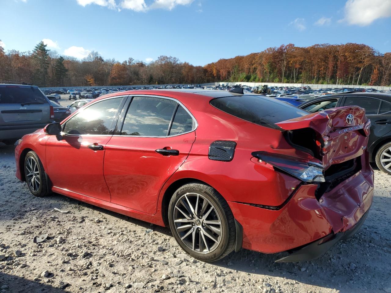 2023 Toyota Camry VIN 4T1F11AK7PU129722 Copart auction photo, rear end / side damage thumbnail 2
