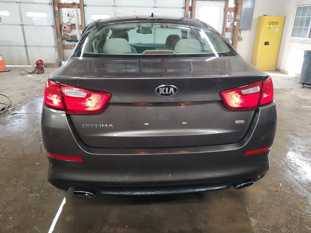 2015 KIA Optima VIN 5XXGM4A7XFG371261 Copart auction photo, side / rear end damage thumbnail 6