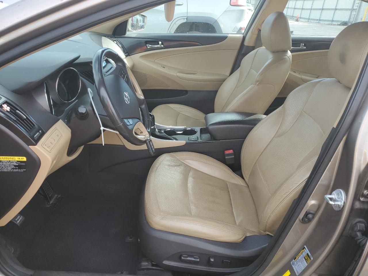 2014 Hyundai Sonata VIN 5NPEC4AC6EH831591 Copart auction photo, front end / side damage thumbnail 7