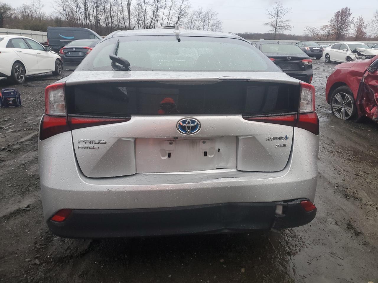 2019 Toyota Prius VIN JTDL9RFU4K3006693 Copart auction photo, front end / rear end damage thumbnail 6